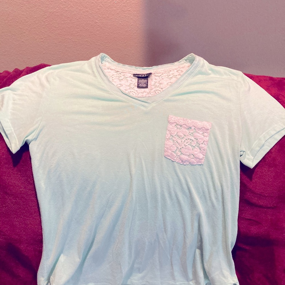 3 stretchy RUE 21 short sleeve shirts